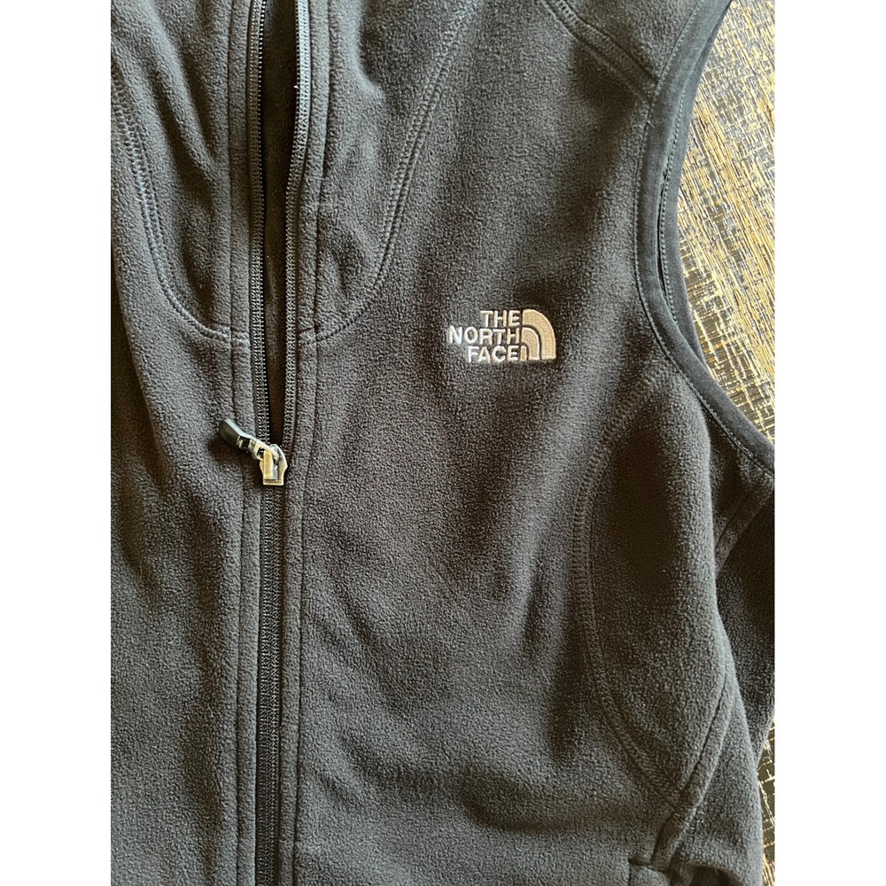 The North Face Womens Polartec Classic 100 Fleece Vest Black Full Zip AQ2T Small - Picture 6 of 6
